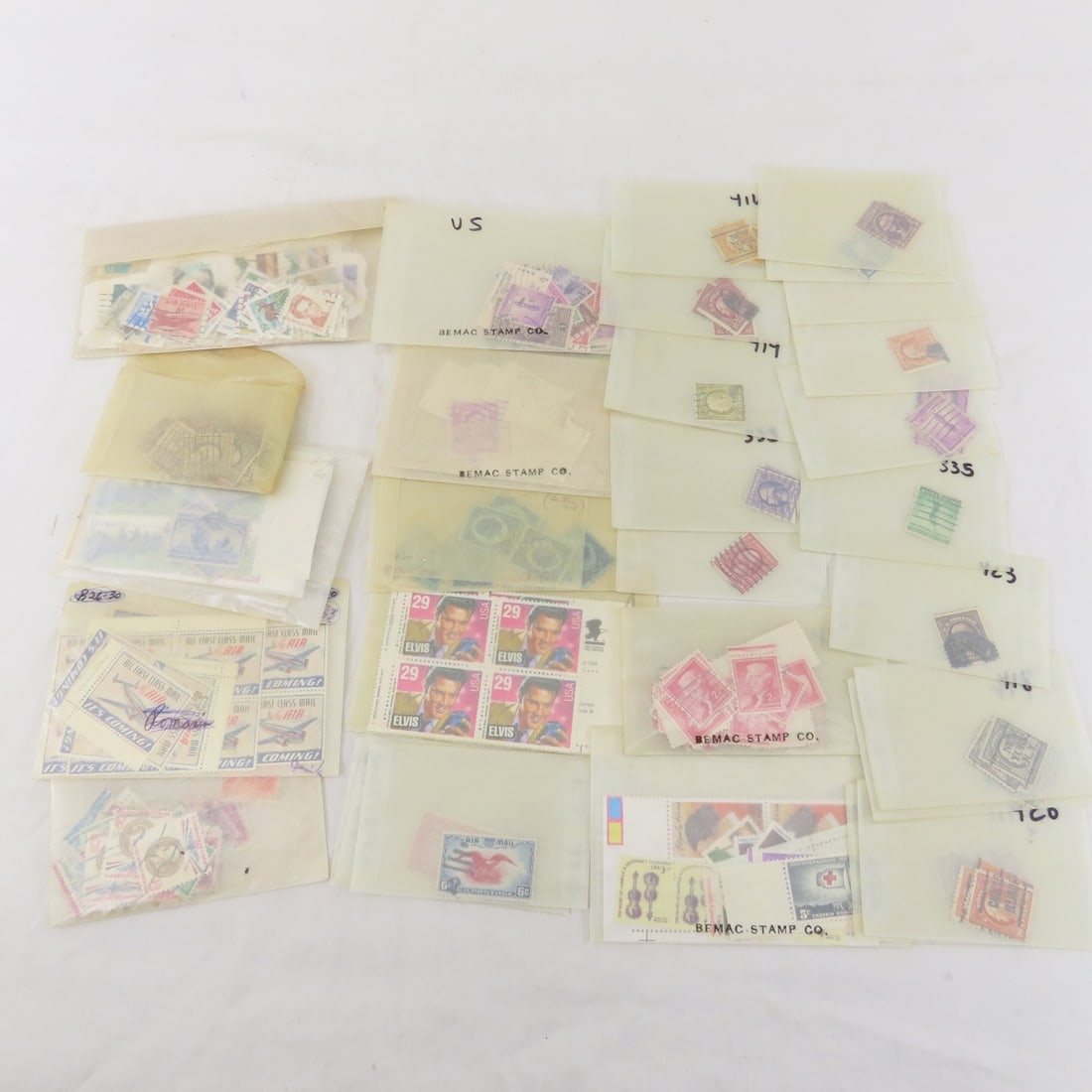 Mint US Stamps in Glassine Envelopes - 2