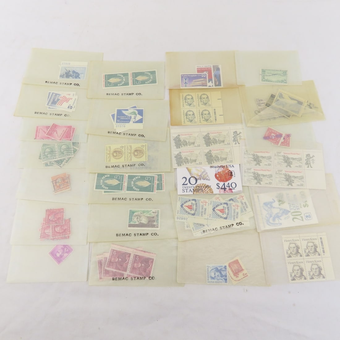 Mint US Stamps in Glassine Envelopes - 5