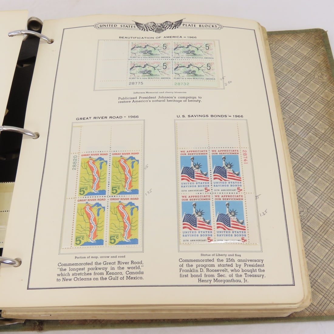 MNH US Plate Block Collection - 16