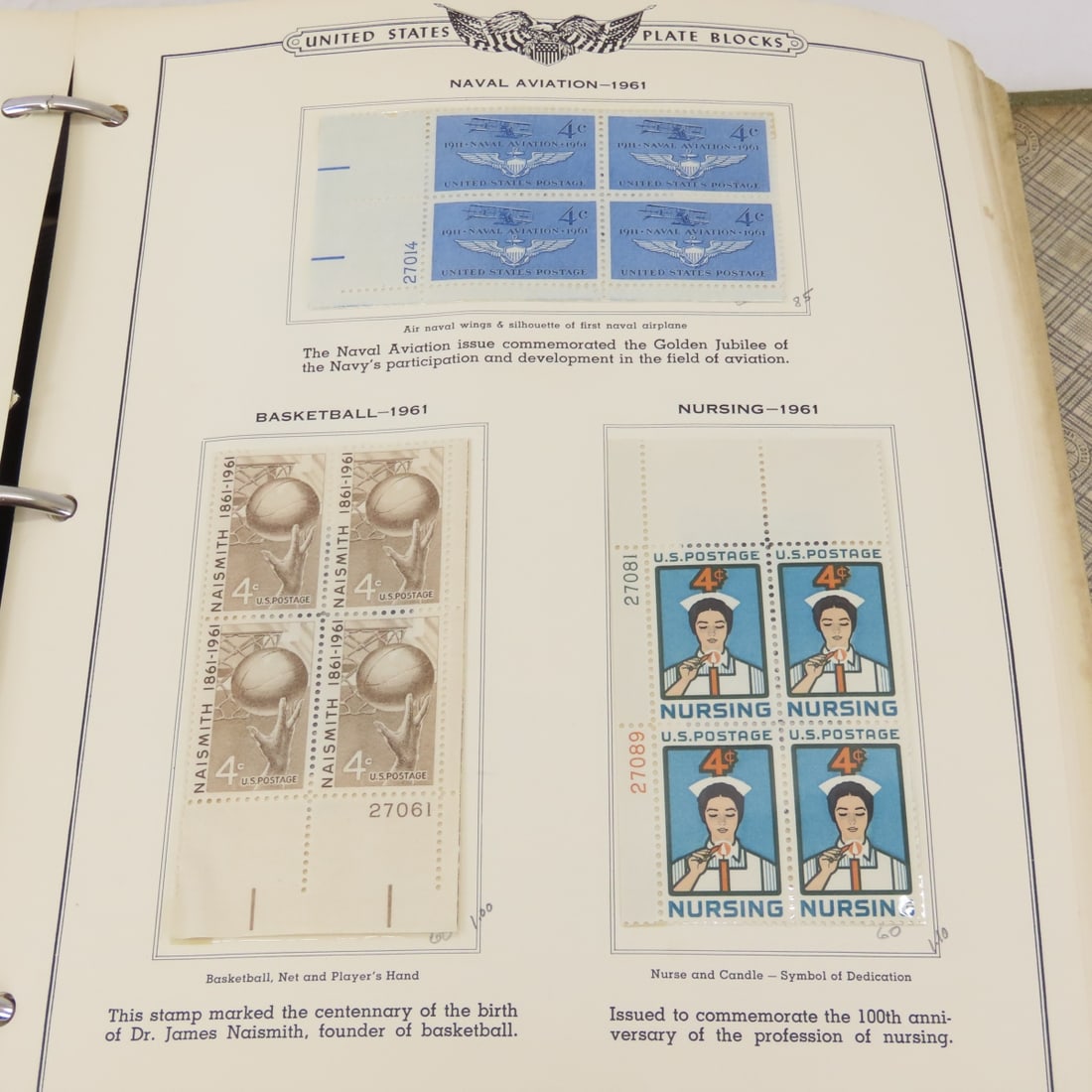 MNH US Plate Block Collection - 6