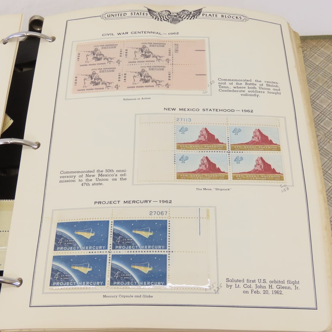MNH US Plate Block Collection - 7