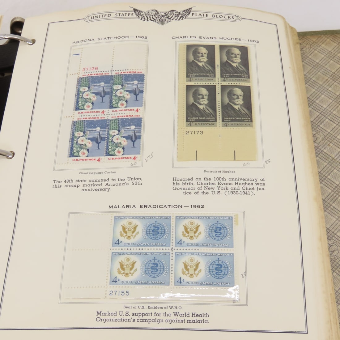 MNH US Plate Block Collection - 8