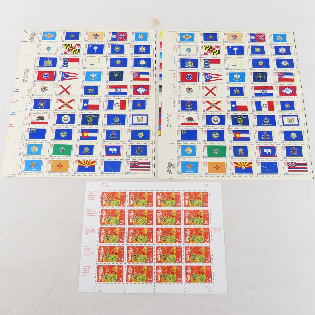 Collectible US MNH Complete Stamp Sheets - 9
