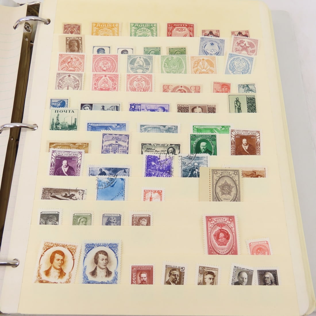 World Stamps, Russia, Germany, Ukraine in Binders - 19