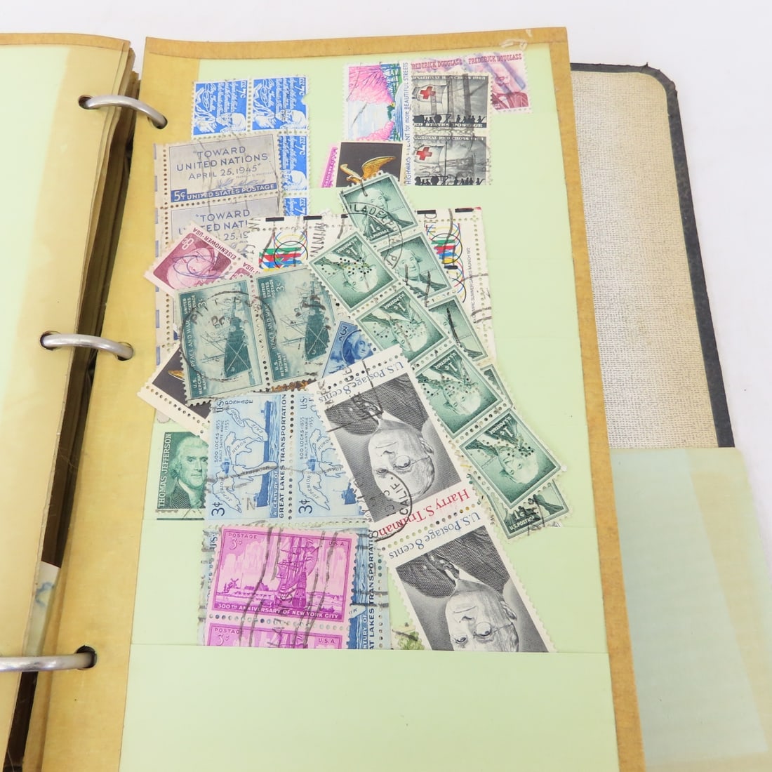 Collection of Mostly US Stamps in Stock Pages - 10