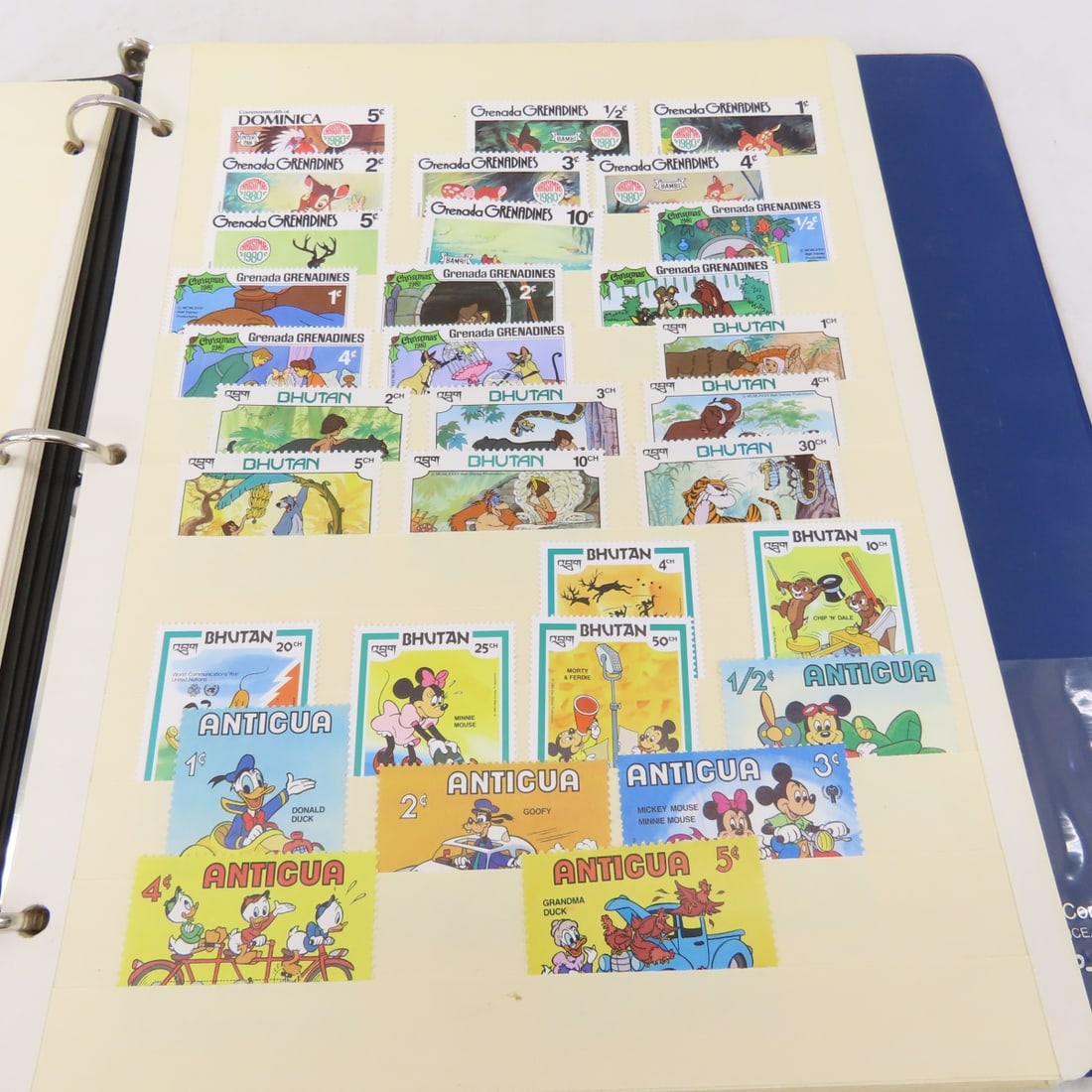18 Stock Pages of Worldwide Disney Stamps - 10
