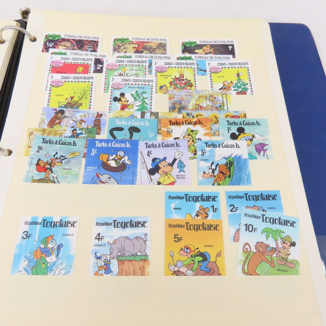 18 Stock Pages of Worldwide Disney Stamps - 12