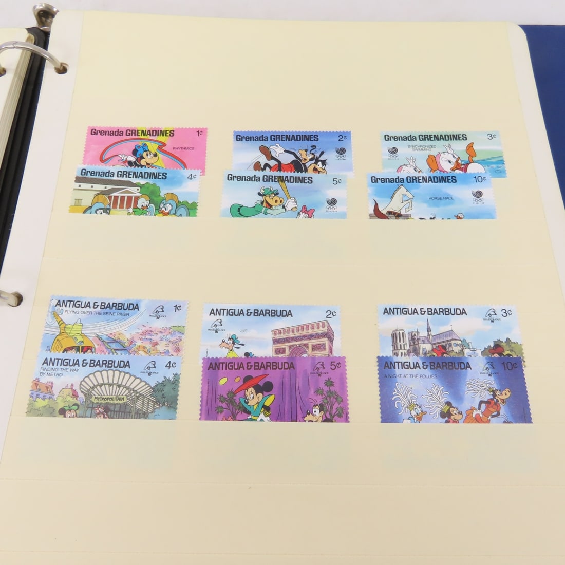 18 Stock Pages of Worldwide Disney Stamps - 13