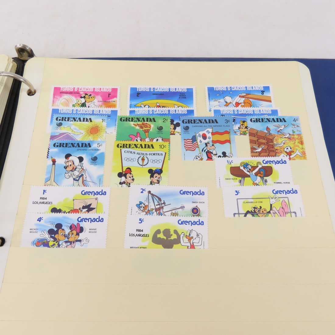 18 Stock Pages of Worldwide Disney Stamps - 19