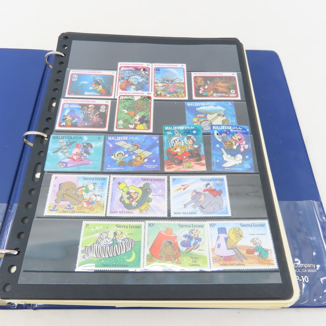 18 Stock Pages of Worldwide Disney Stamps - 2