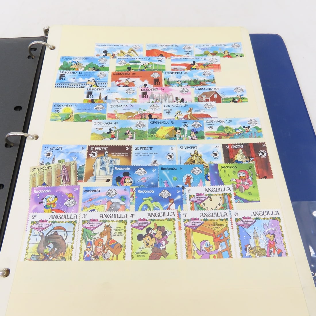 18 Stock Pages of Worldwide Disney Stamps - 6