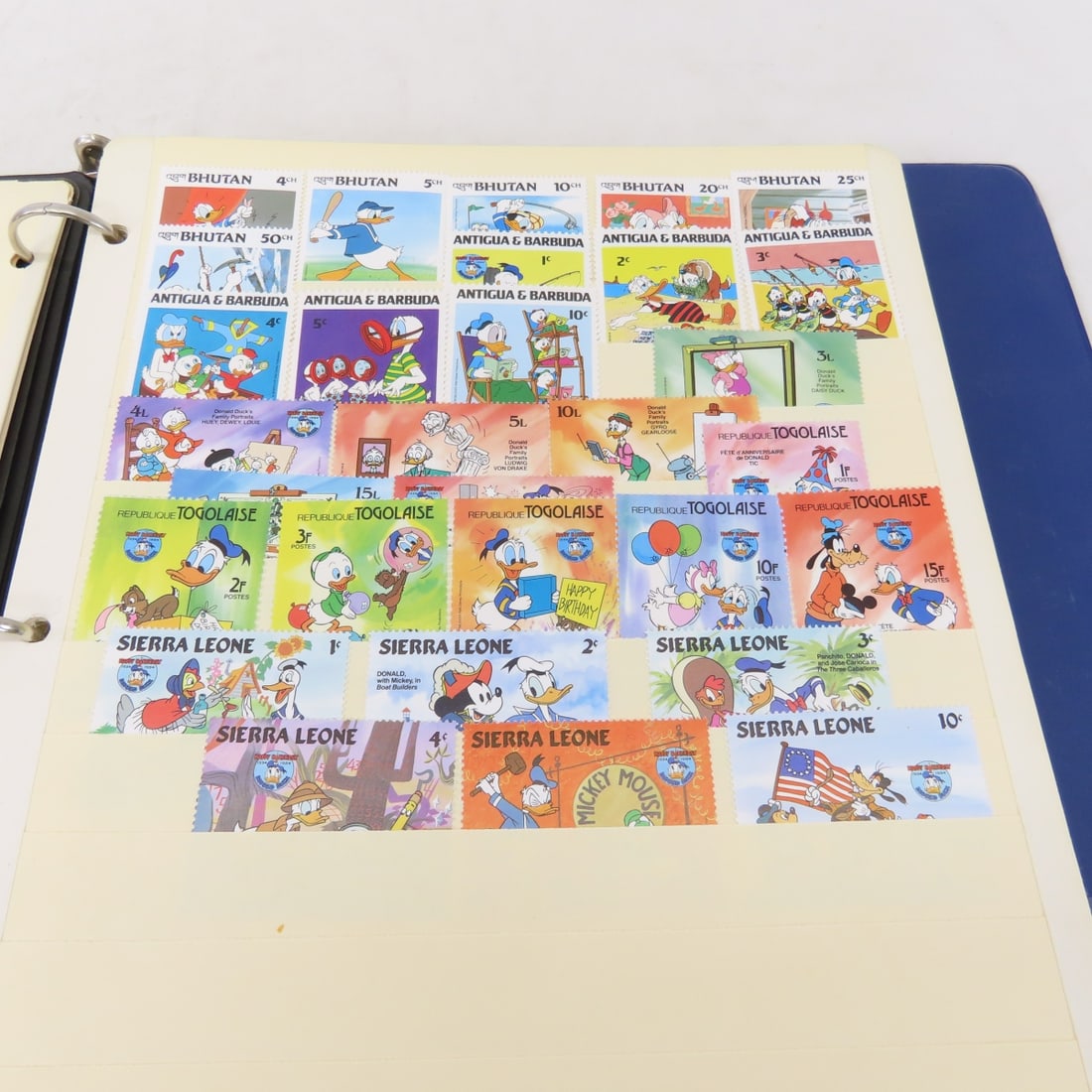 18 Stock Pages of Worldwide Disney Stamps - 8