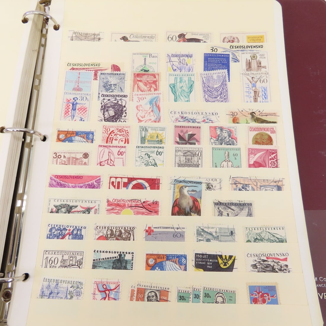 3 Binders of World Stamps - 9