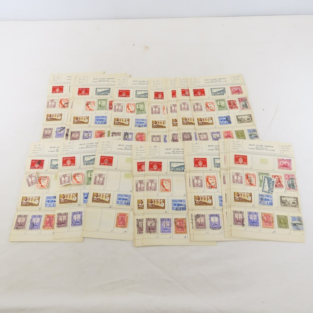 Worldwide Stamps on Approval Sheets & Glassine - 5