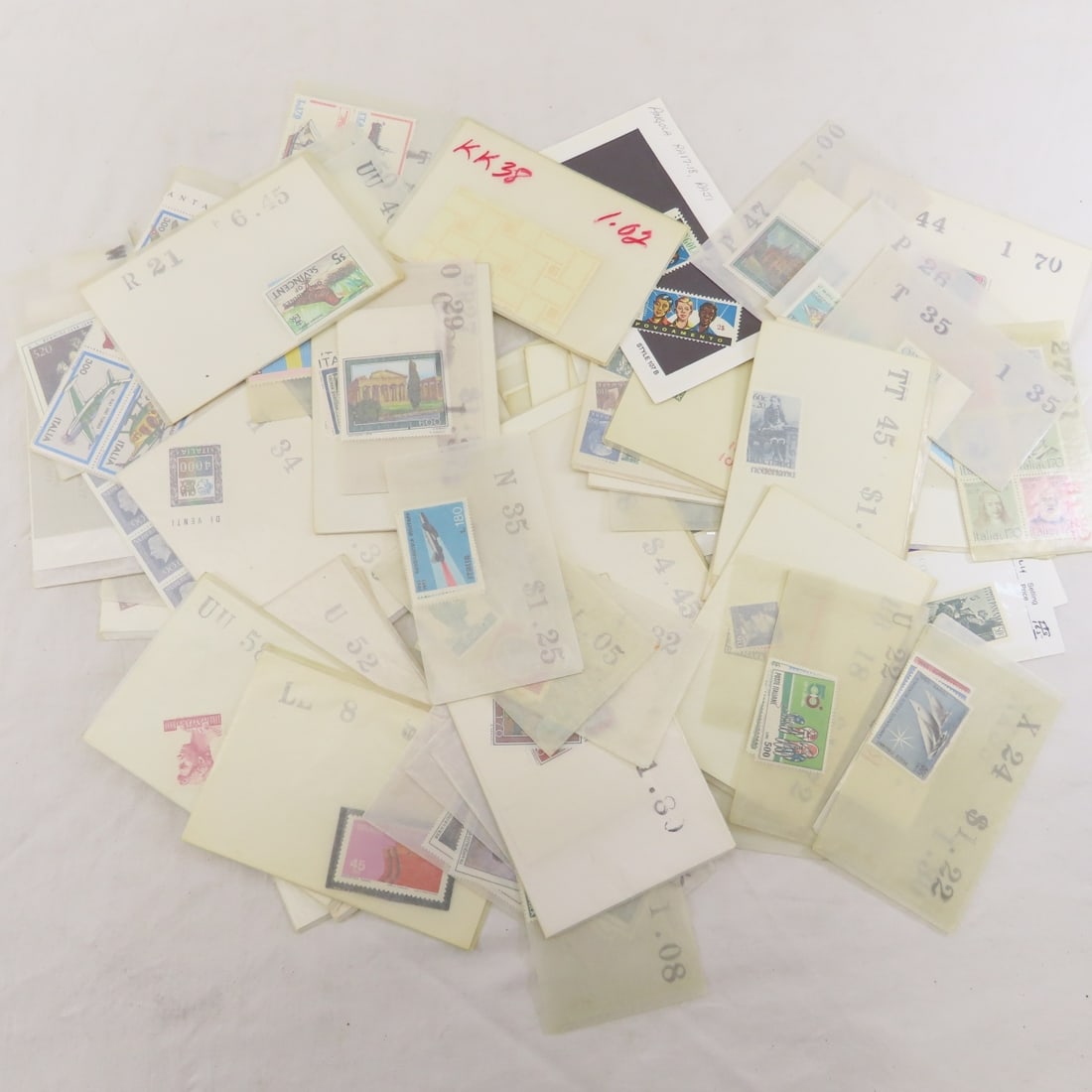 Collection of World Stamps in Glassine Envelopes - 2