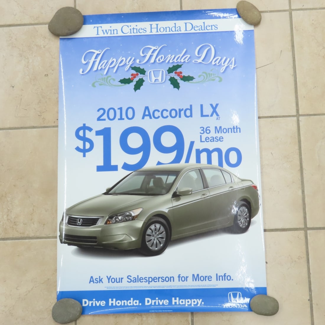 Happy Honda Days & Accord Dealer Posters - 7