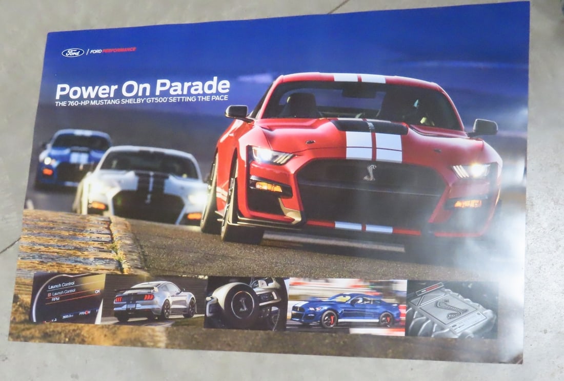 8 Different Shelby GT 350 Dealer Promo Posters - 11