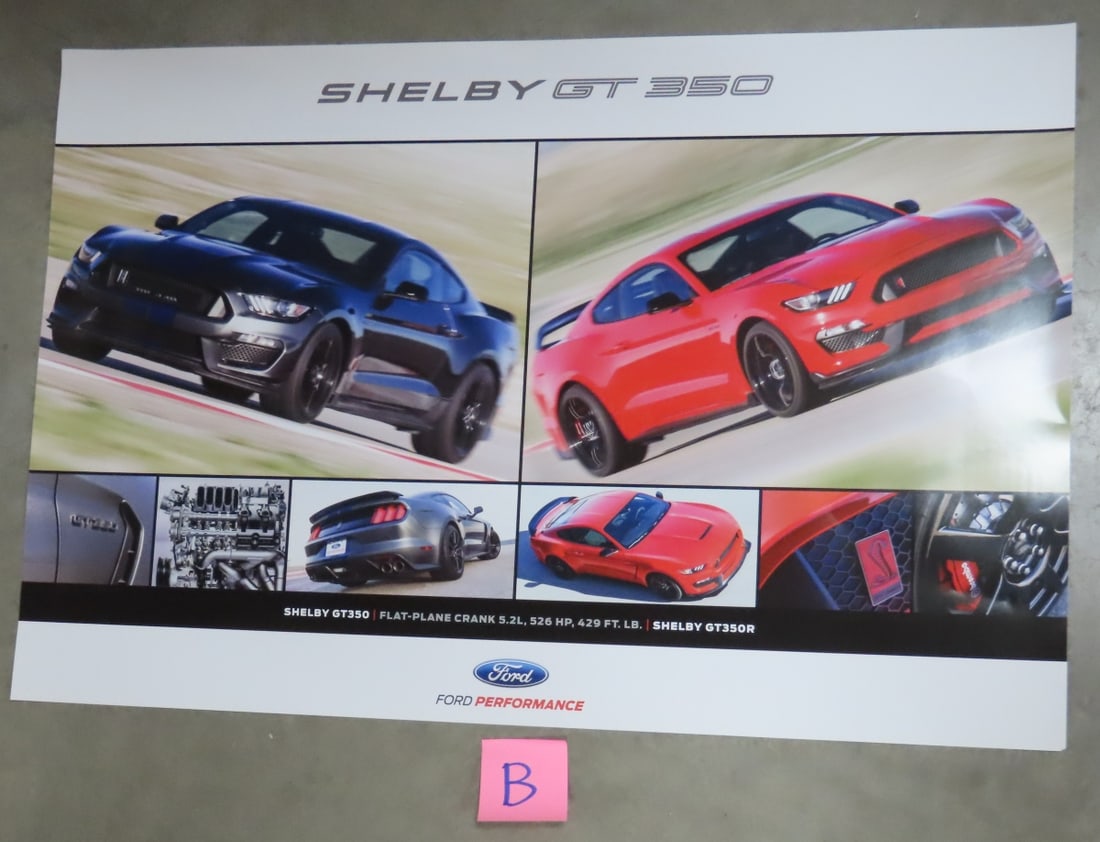 8 Different Shelby GT 350 Dealer Promo Posters - 4