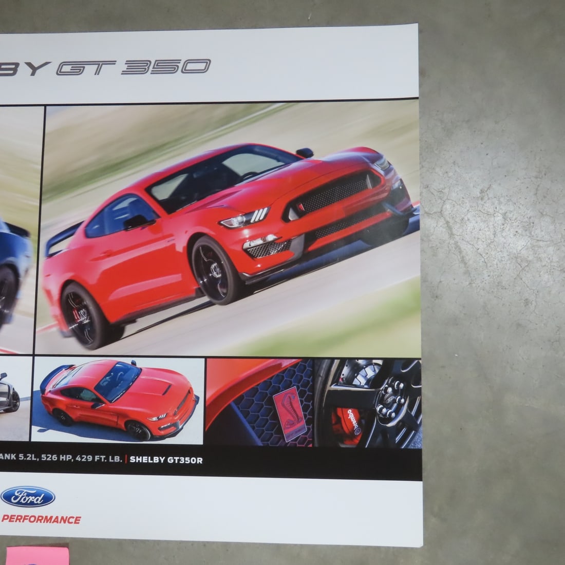 22 Ford Shelby GT 350 Promo Dealer Posters - 7