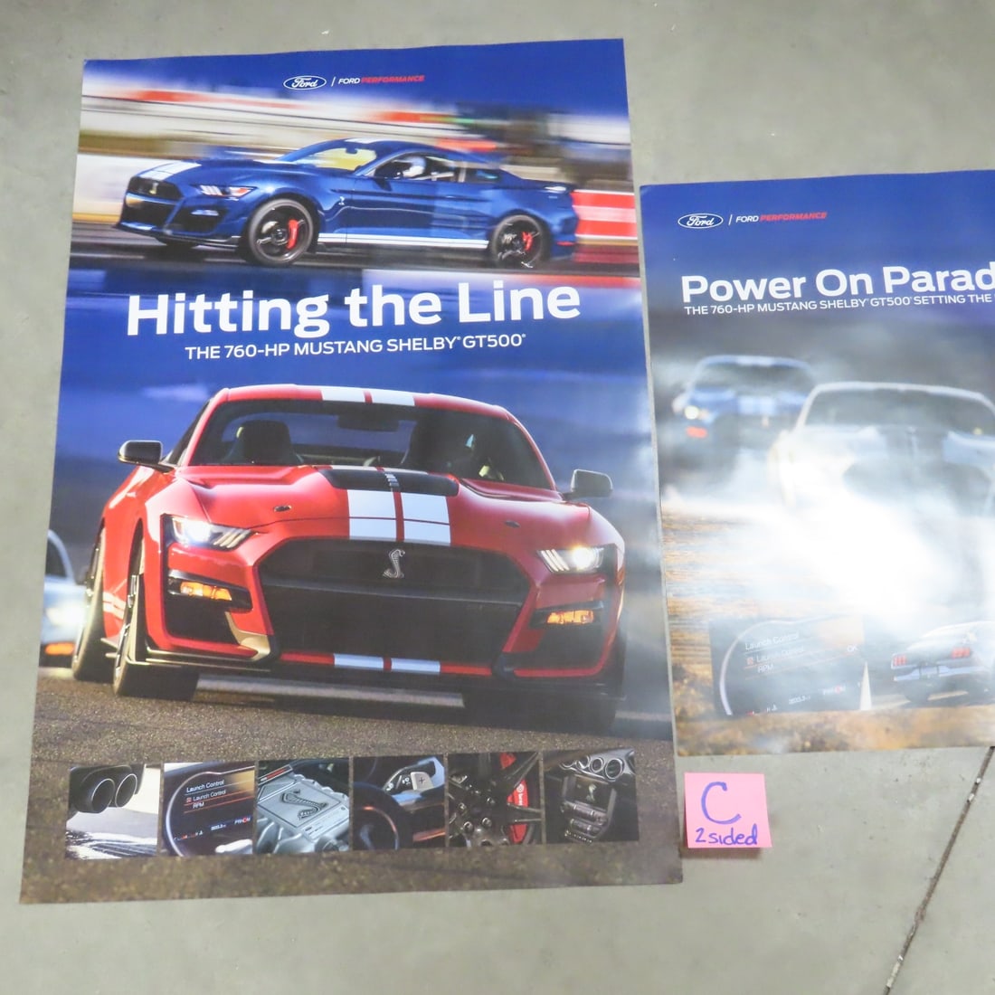 22 Ford Shelby GT 350 Promo Dealer Posters - 9