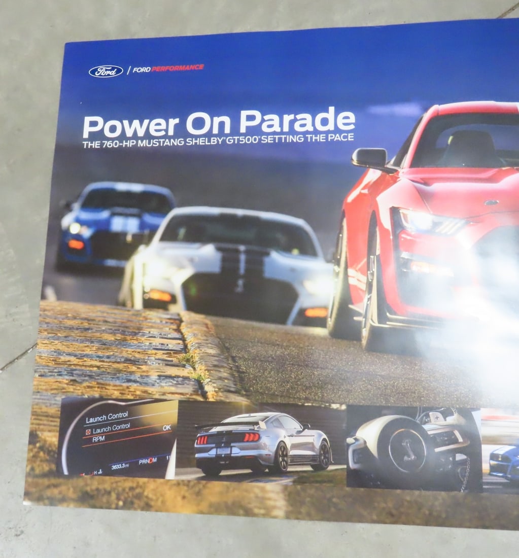 22 Ford Shelby GT 350 Promo Dealer Posters - 10