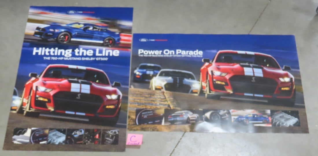 22 Ford Shelby GT 350 Promo Dealer Posters - 5