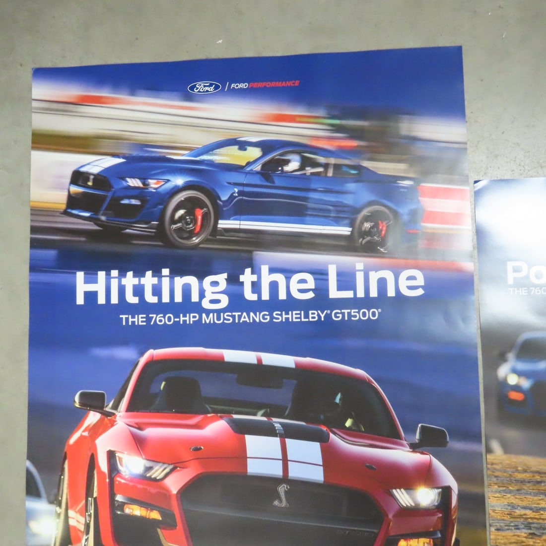 22 Ford Shelby GT 350 Promo Dealer Posters - 7