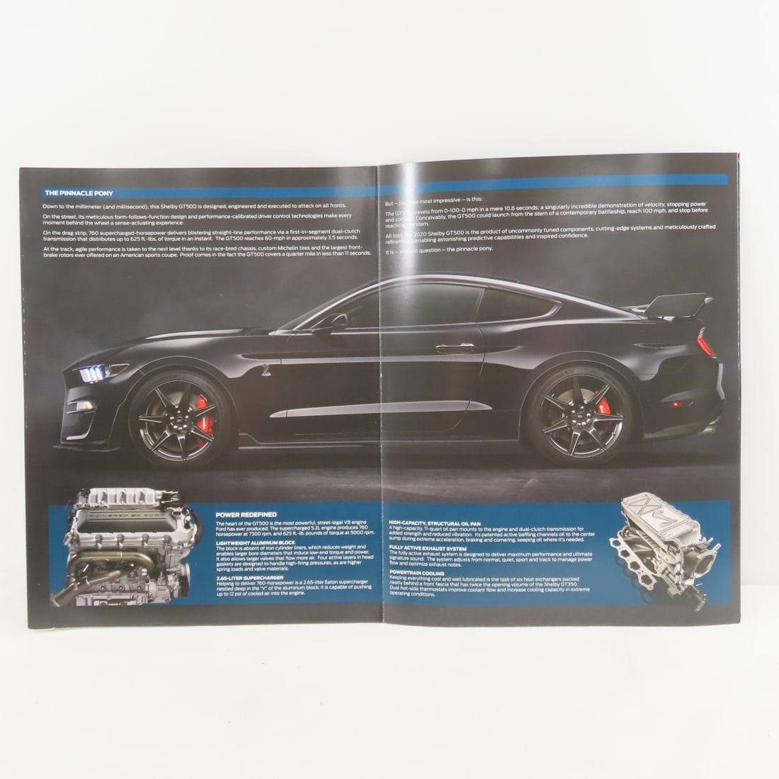 50 Shelby GT 500 2020 Brochures & Paperweight - 11