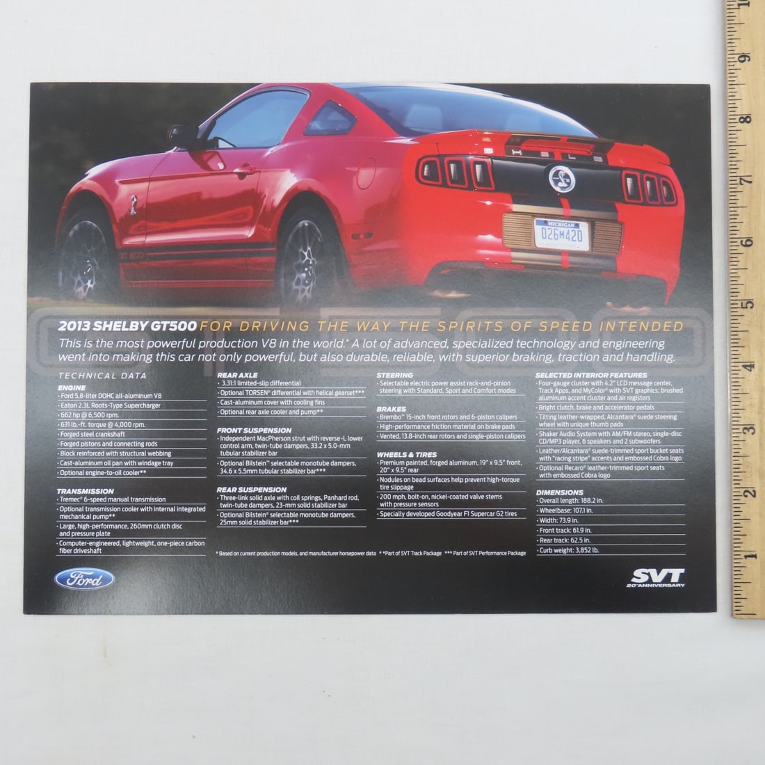 32 Shelby GT 500 Flyers & Business Card Holder - 11