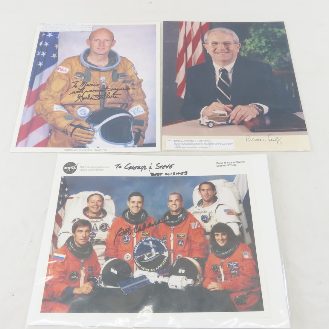 Signed NASA Astronaut Photos, Baseballs & More - 8