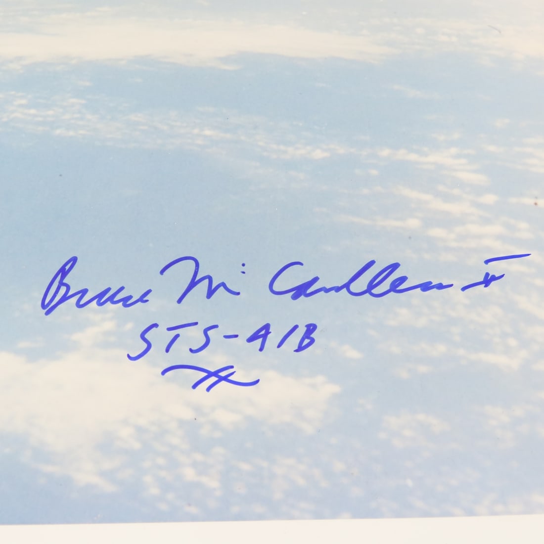 Bruce McCandless II Autographed 1984 EVA Photo - 2