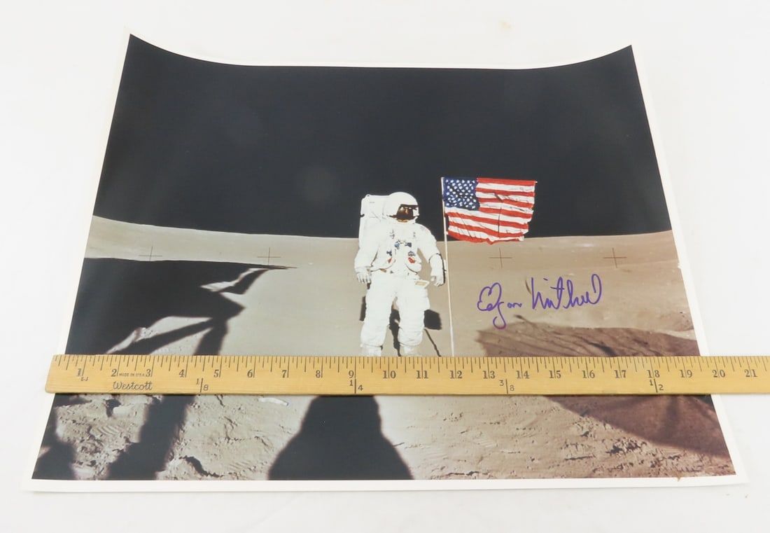 Edgar Mitchell Apollo 14 Autographed Photo - 2