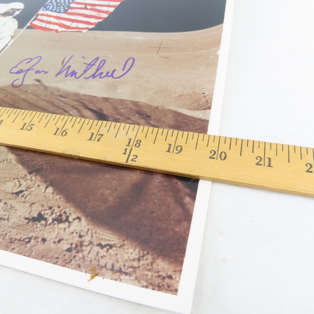 Edgar Mitchell Apollo 14 Autographed Photo - 3