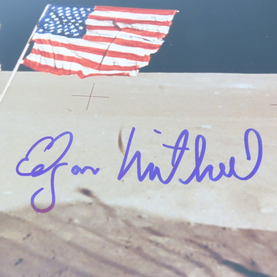 Edgar Mitchell Apollo 14 Autographed Photo - 4
