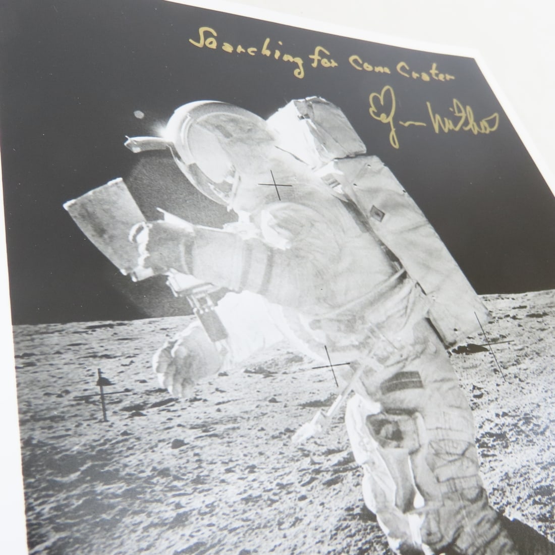 Edgar Mitchell Apollo 14 Autographed Photo - 3