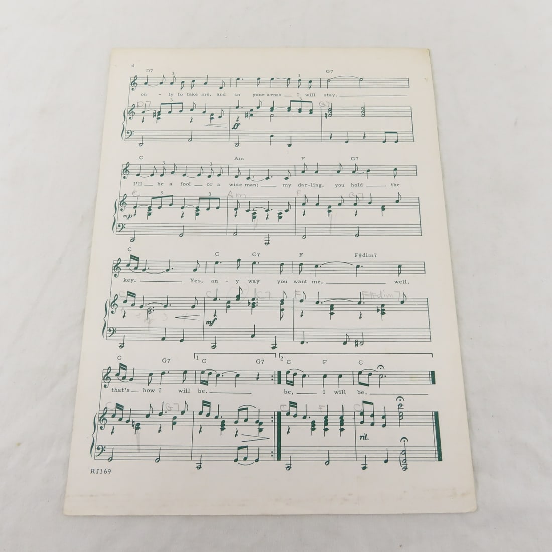 Sheet Music & Lobby Cards - 8