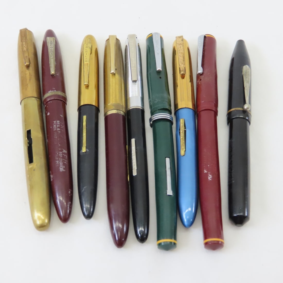 9 Vintage Lever Fill Fountain Pens- Inkograph (1 of 15)