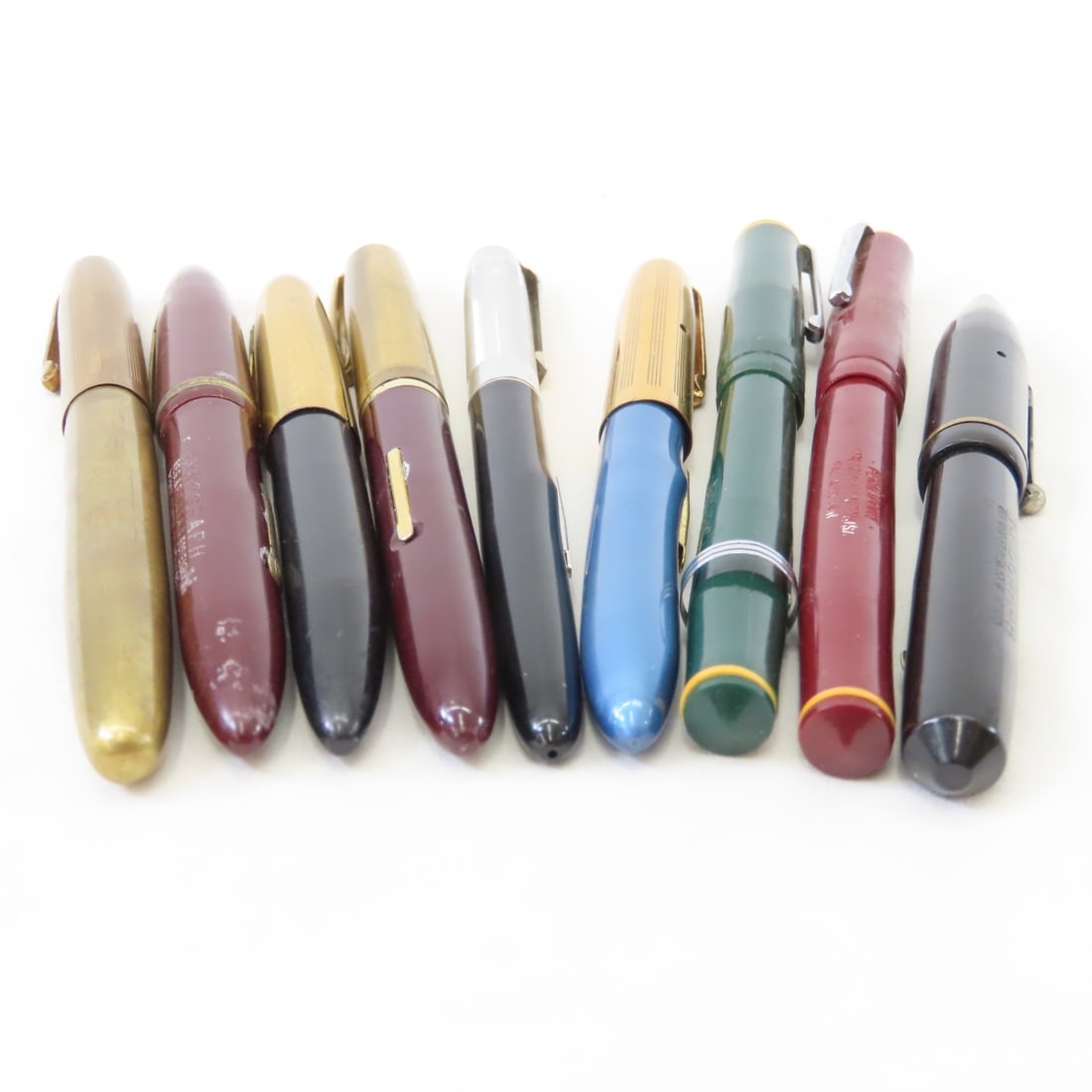 9 Vintage Lever Fill Fountain Pens- Inkograph - 3