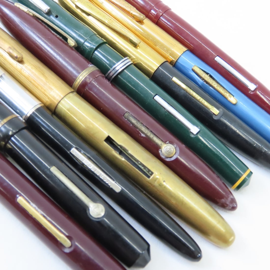 9 Vintage Lever Fill Fountain Pens- Inkograph - 4