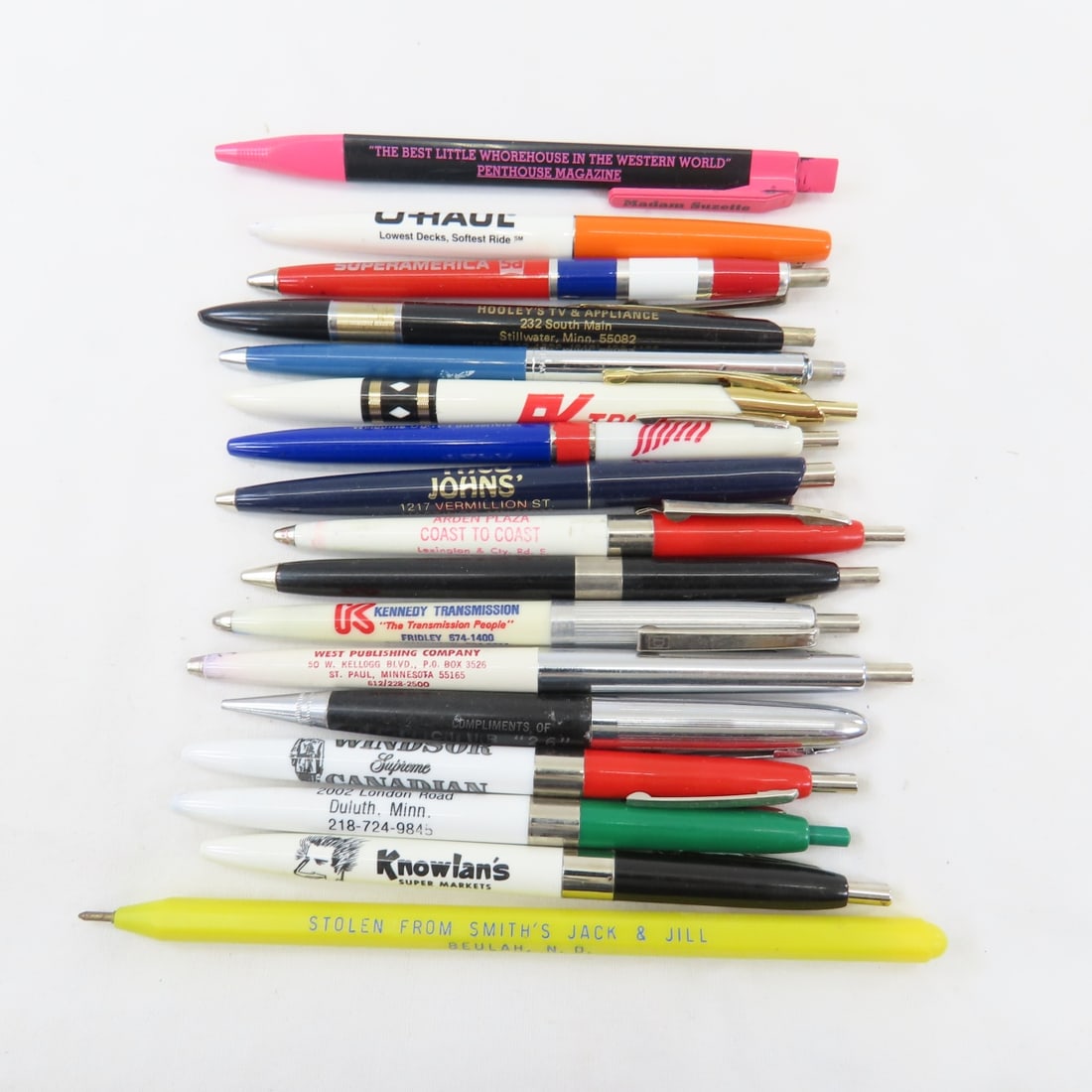 Vintage Advertising Pens- some Floaters - 11