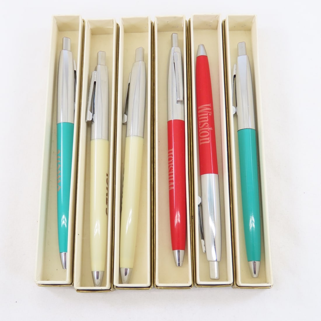 2 Camel, 2 Winston & 2 Salem Scheaffer's Pens (1 of 9)
