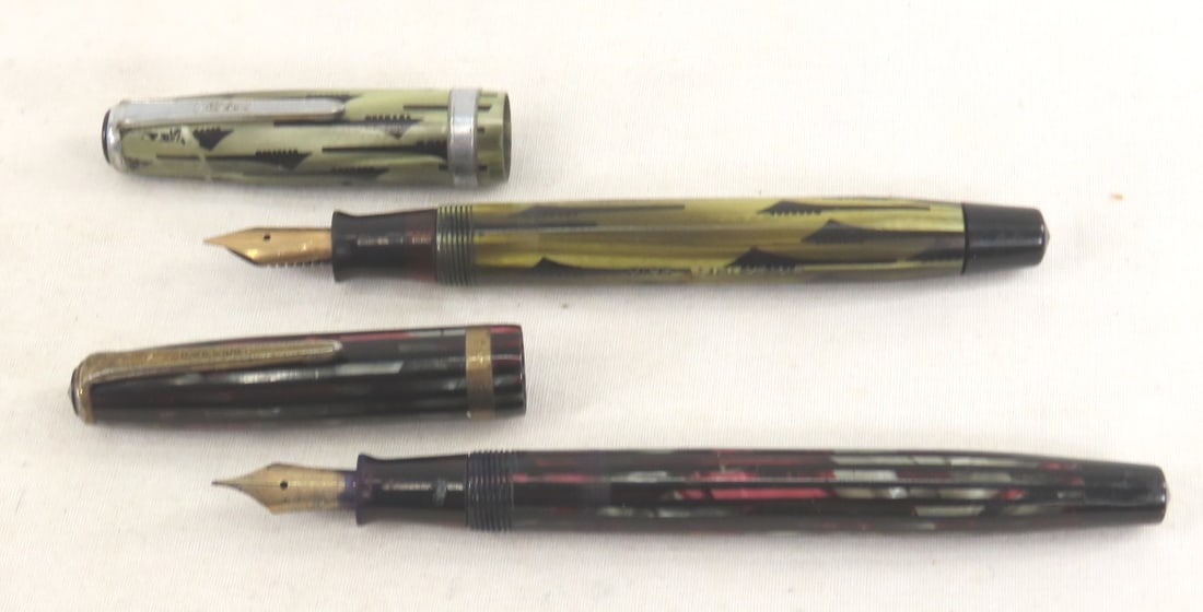 2 Parker Duofold Vacumatic Fountain Pens - 2