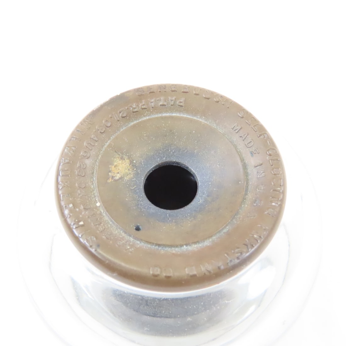 2 Sengbusch No. 56 Self-Closing Inkwells - 11