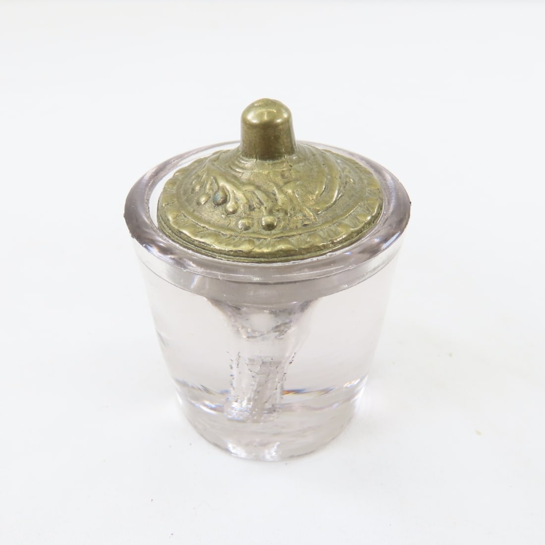 Bakelite & Victorian Glass Safety Ink Wells - 2