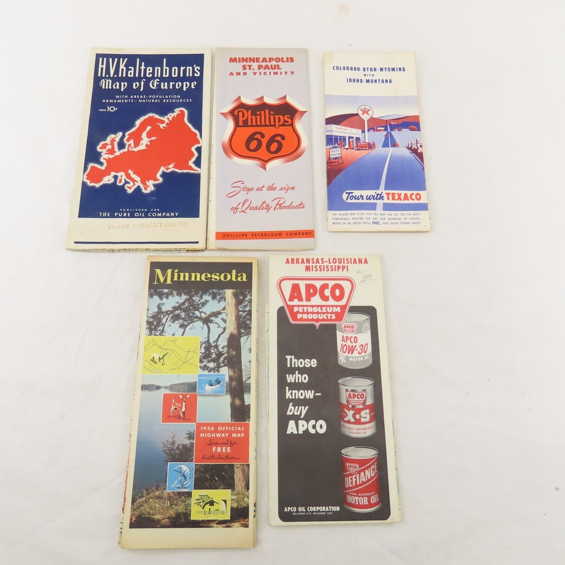 Vintage Road Atlases, Maps & 1939 Grease Master - 8