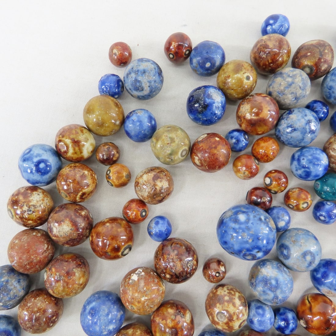 3 Pounds of Vintage Bennington Marbles - 11