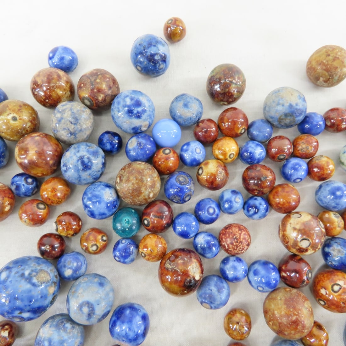 3 Pounds of Vintage Bennington Marbles - 12