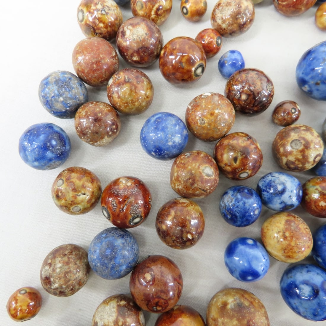 3 Pounds of Vintage Bennington Marbles - 18