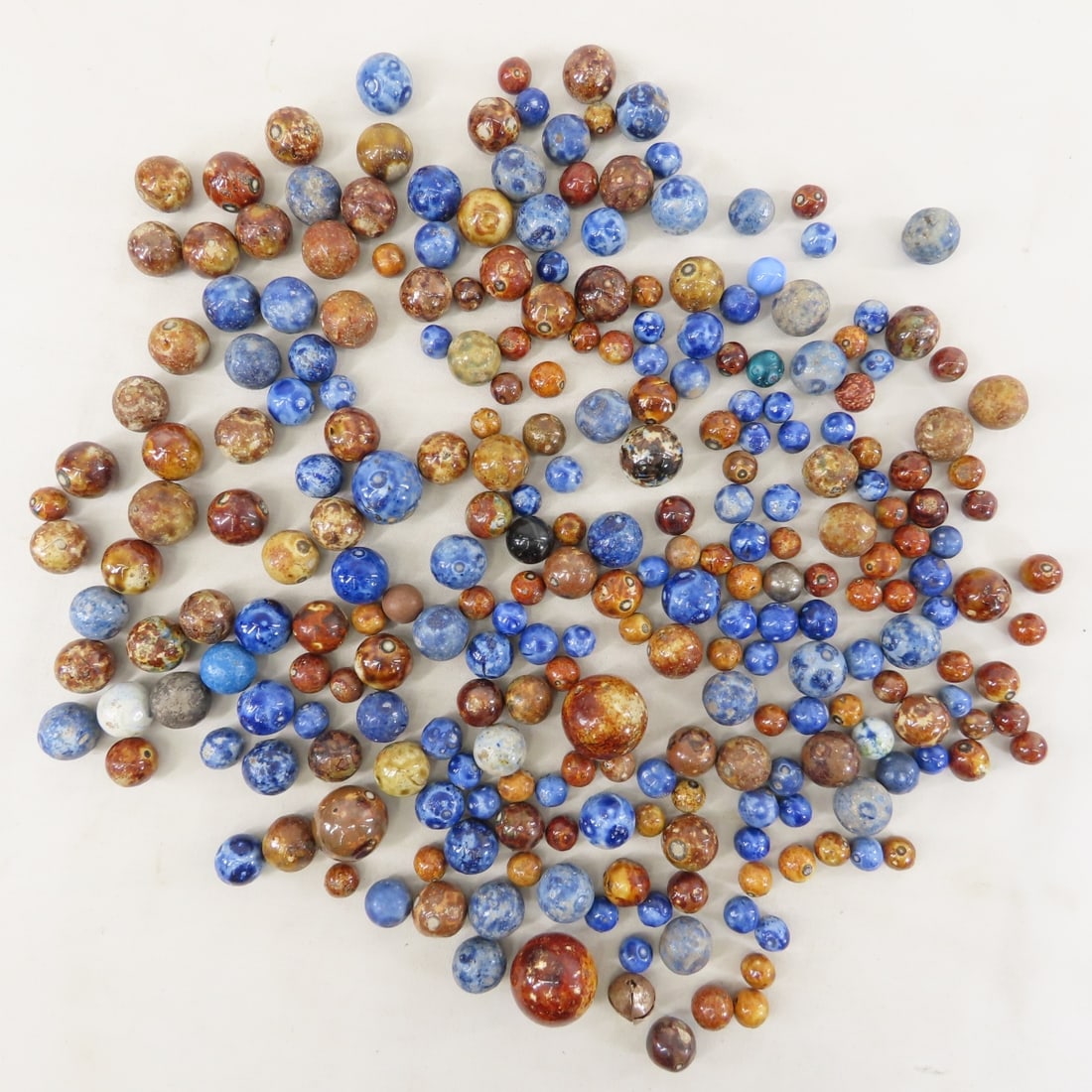 3 Pounds of Vintage Bennington Marbles (1 of 18)