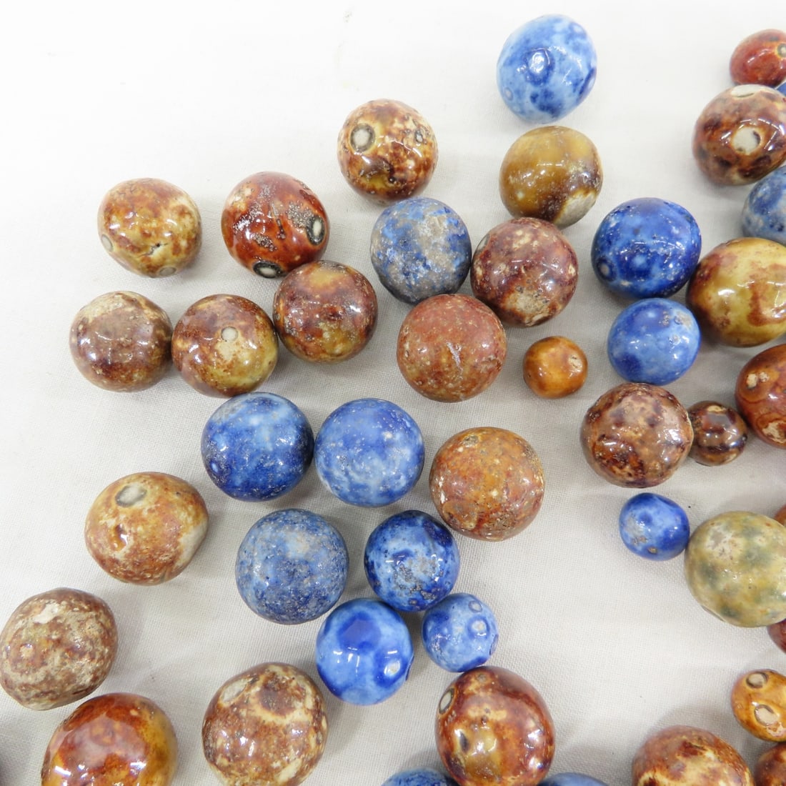 3 Pounds of Vintage Bennington Marbles - 2